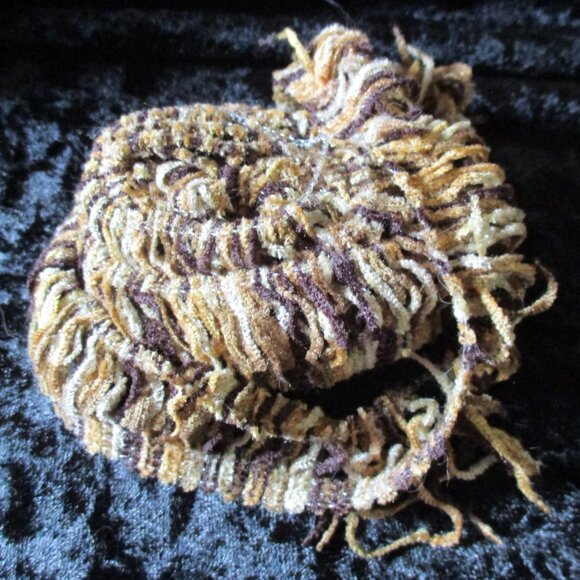 Unbranded Variegated Brown Fabric Fringe Trim - 2 yards - Picture 2 of 2